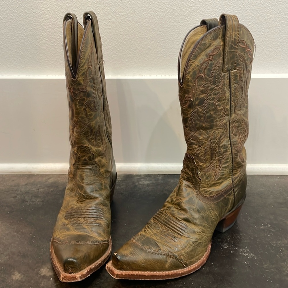 Tony Lama Women’s Pull-On Cowboy Western Boots